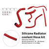 2022-2025 Aprilia Tuareg 660 Silicone Radiator coolant Hose kit Red Generic