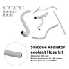 2022-2025 Aprilia Tuareg 660 Silicone Radiator coolant Hose kit White Generic