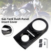 1993-2015 Harley Gas Tank Dash Panel Insert Cover Black Generic