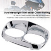 1998-2013 Harley Davidson Road Glide Dual Headlight Trim Bezel Cover Fairing Chrome Generic
