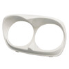 1998-2013 Harley Davidson Road Glide Dual Headlight Trim Bezel Cover Fairing White Generic