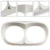 2010-2013 H-D headlight assembly Dual Headlight Trim Bezel Cover Fairing White Generic