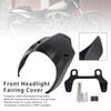 2018-2024 Harley Softail Breakout Front Headlight Fairing Cover Matte Black Generic