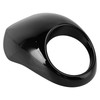 1973-up Sportster Dyna XL 883 1200 FX Headlight Fairing Light Cover Black Generic