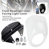 1973-up Sportster Dyna XL 883 1200 FX Headlight Fairing Light Cover White Generic