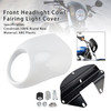 1973-up Sportster Dyna XL 883 1200 FX Headlight Fairing Light Cover White Generic