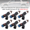 2007-2008 Saturn Outlook Vue GMC Acadia Enclave 6Pcs Fuel Injector 0280158154 Generic