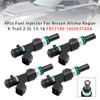 2013 2015-2016 Nissan X-Trail 2.5L L4 Gas 4Pcs Fuel Injector FBY21B0 166003TA0A Generic