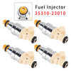 1996-1998 Hyundai Elantra 1.8L I4 4Pcs Fuel Injector 35310-23010 Generic