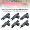 1997-2005 VW Passat Variant 3B5 3B6 6Pcs Fuel Injector 0280156273 FJ575 Generic