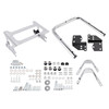 1996-2008 Touring Road King, FLHT, FLHX Detachable Two Up Tour Pack Mounting Rack Chrome Generic