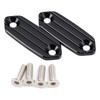 2013-2026 Kawasaki Ninja ZX-6R ZX636 CNC Racing Mirror Block Off Blanking Plates Black Generic