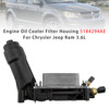2011-2016 Jeep Grand Cherokee Engine Oil Cooler Filter Housing 5184294AE Generic
