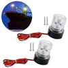 2.7W LED Navigation Signal Light Anchor Vessel Round Lamp Boat Yacht IP66 2Pcs
