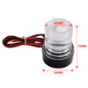 2.7W LED Navigation Signal Light Anchor Vessel Round Lamp Boat Yacht IP66 2Pcs