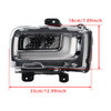 2024-2025 Ford F150 Pair LED Front Fog Light Lamp RL3415A254AB RL3415A254AC Generic