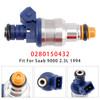 1994-1998 Saab 900 9000 2.3L 1Pcs Fuel Injector 0280150432 Generic