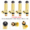 2004-2009 Mazda RX-8 1.3L 4Pcs Fuel Injector 195500-4450 Generic