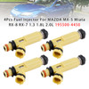 Mazda MX-5 MK II 4Pcs Fuel Injector 195500-4450 Generic