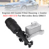 Mercedes-Benz Engines Oil Cooler Filter Housing + Cooler A6511801310 Generic