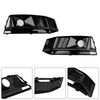 2016-2019 Audi A4 B9 S4 2PCS Black Front Bumper Foglight Grille Generic