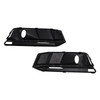 2016-2019 Audi A4 B9 S4 2PCS Black Front Bumper Foglight Grille Generic
