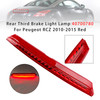 2010-2015 Peugeot RCZ Rear Third Brake Light Lamp 40700780 Red Generic