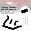 2021-2025 Honda CRF450R/ RX/ RWE Silicone Radiator coolant Hose kit Black Generic