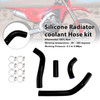 2021-2025 Honda CRF450R/ RX/ RWE Silicone Radiator coolant Hose kit Black Generic