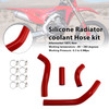 2021-2025 Honda CRF450R/ RX/ RWE Silicone Radiator coolant Hose kit Red Generic