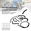2017-2025 Suzuki GSX-S750/ GSX-S750Z Silicone Radiator coolant Hose kit Black Generic