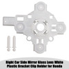 2016-2020 Honda 10th CIVIC Right Car Side Mirror Glass Lens White Plastic Bracket Clip Holder Generic