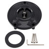 Honda CBR 600 1000 RR NC CB Quick Release Keyless Fuel Gas Cap 115mm Black Generic
