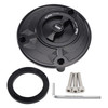 1990-2014 Cagiva Mito 125 Quick Release Keyless Fuel Gas Cap 104mm Black Generic