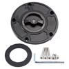 2025 CFMoto 675SS Quick Release Keyless Fuel Gas Cap 114mm Black Generic