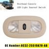 2008-2010 Ford For F-250 F-350 F-450 F-550 Super Duty Overhead Console LED Light Sunroof Switch 8C3Z-25519A70-AB Generic
