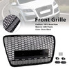 2005-2015 Audi Q7 SQ7 Front Bumper Radiator Vent Mesh Grille Gloss Black Generic