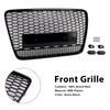 2005-2015 Audi Q7 SQ7 Front Bumper Radiator Vent Mesh Grille Gloss Black Generic