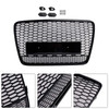2005-2015 Audi Q7 SQ7 Front Bumper Radiator Vent Mesh Grille Gloss Black Generic