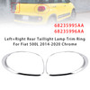2014-2020 Fiat 500L Left+Right Rear Taillight Lamp Trim Ring 68235995AA Generic