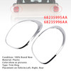 2014-2020 Fiat 500L Left+Right Rear Taillight Lamp Trim Ring 68235995AA Generic