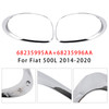 2014-2020 Fiat 500L Left+Right Rear Taillight Lamp Trim Ring 68235995AA Generic