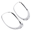 2014-2020 Fiat 500L Left+Right Rear Taillight Lamp Trim Ring 68235995AA Generic