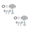 2016-2026 CFMoto CForce 2 Pack Aluminum Quick Attach Accessory Anchor Mounts Kit Silver Generic