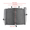 2013-2023 Kawasaki ZX-6R Radiator Cooler Cooling Silver Generic