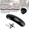 2010-2016 MOTO GUZZI V7 II Stone/ Classic/ Special/ Stornello Steel Front Fender Black Generic