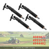 Cummins B3.3 QSB3.3 Engine 4Pcs Fuel Injector 4089877 4955572 4944482 Generic