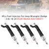2018-2024 Jeep Wrangler Dodge 4Pcs Fuel Injector 05281483AA 0261500411 Generic