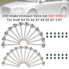 2005-2018 Audi A4 A5 A6 A7 A8 24X Intake+Exhaust Valve Set 06E109601E Generic