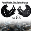 2001-2015 Honda Goldwing and Goldwing Tour models Front Brake Disc Rotor Covers Matte Black Generic